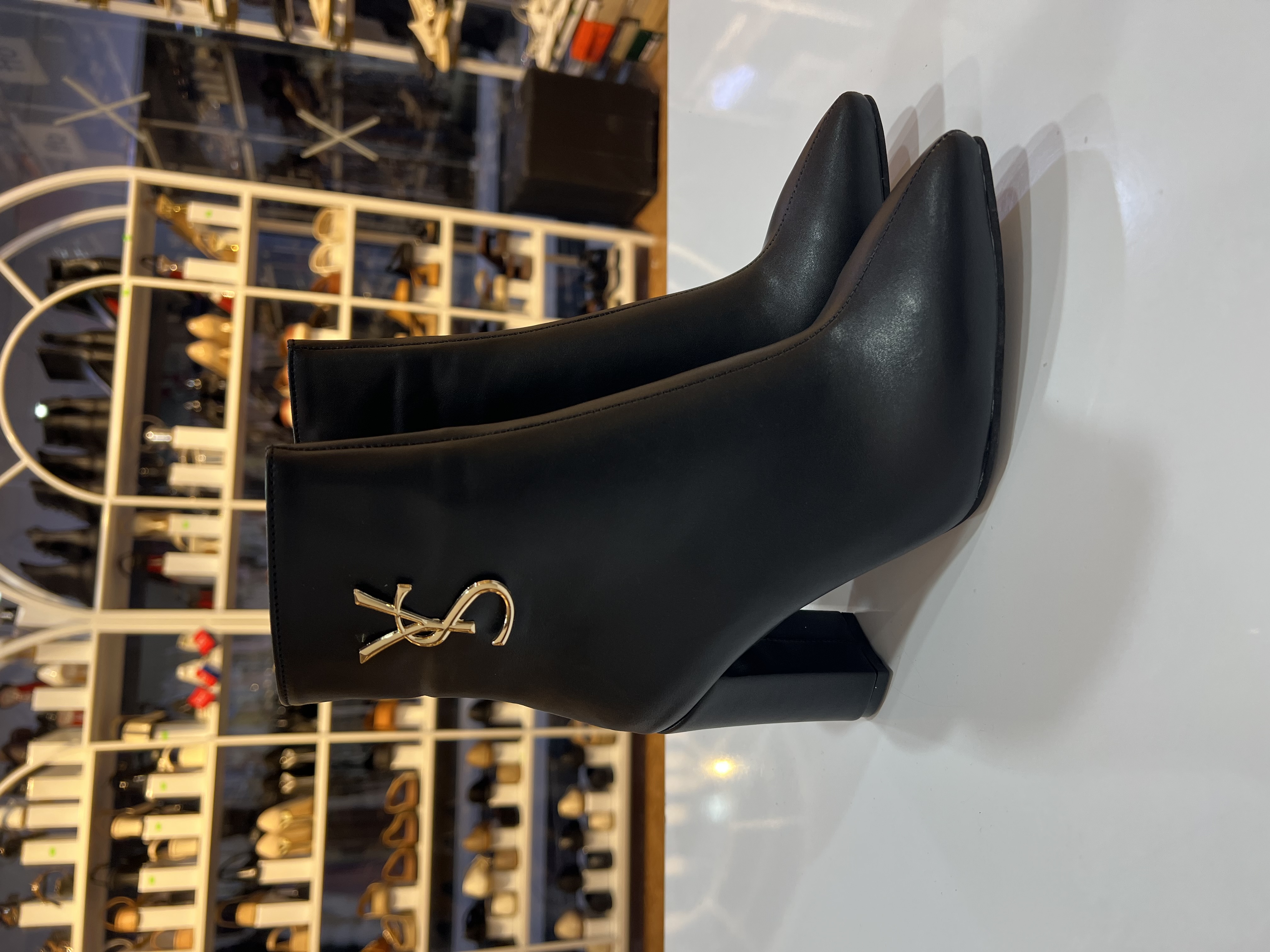 نیم بوت زنانه ysl پاشنه دار